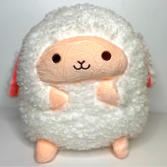 Fortuning's Jds Sheep Stuffed Animal Cute Plushies Chubby Plush Pillows, 11” - Picture 1 of 5